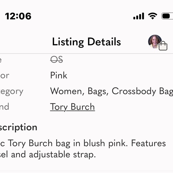 Tory Burch Light Pink Crossbody Bag - Picture 3 of 13